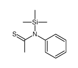 N-phenyl-N-trimethylsilylethanethioamide结构式