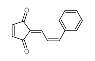 5-cinnamylidenecyclopent-2-ene-1,4-dione结构式