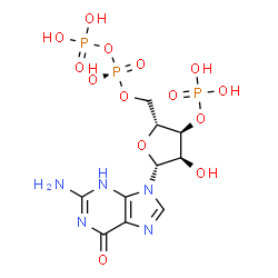 guanosine 5'-diphosphate-3'-monophosphate Structure
