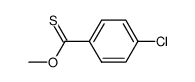 4-Chlorothiobenzoic acid O-methyl ester结构式