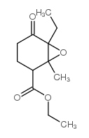 7-Oxabicyclo[4.1.0]heptane-2-carboxylicacid,6-ethyl-1-methyl-5-oxo-,ethylester(9CI) Structure