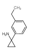 1-(3-乙基苯基)-环丙胺结构式