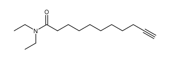 N,N-diethyl-undec-10-ynamide结构式