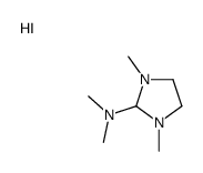 N,N,1,3-tetramethylimidazolidin-1-ium-2-amine,iodide结构式