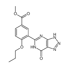 3-(7-oxo-6,7-dihydro-1H-[1,2,3]triazolo[4,5-d]pyrimidin-5-yl)-4-propoxy-benzoic acid methyl ester Structure