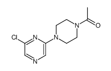 1-[4-(6-chloropyrazin-2-yl)piperazin-1-yl]ethanone Structure