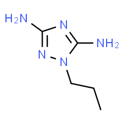 1H-1,2,4-Triazole-3,5-diamine,1-propyl-(9CI) Structure