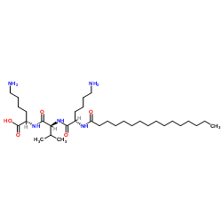 Palmitoyl tripeptide-5结构式