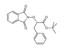 Benzenepropanoic acid,a-[(1,3-dihydro-1,3-dioxo-2H-isoindol-2-yl)oxy]-, 1,1-dimethylethyl ester,(aS) Structure