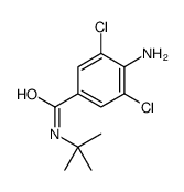 4-Amino-3,5-dichloro-N-tert-butylbenzamide Structure