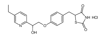 2-Hydroxy Pioglitazone Hydrochloride结构式