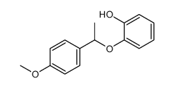 2-[1-(4-methoxyphenyl)ethoxy]phenol结构式