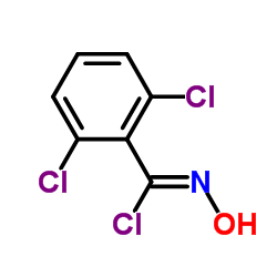 2,6-二氯-N-羟基-氯代苯甲醛肟结构式