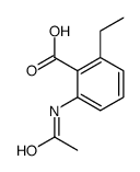 2-(乙酰基氨基)-6-乙基苯甲酸结构式