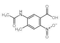 Benzoic acid,5-(acetylamino)-4-methyl-2-nitro-结构式