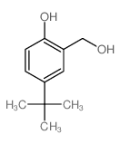 Benzenemethanol,5-(1,1-dimethylethyl)-2-hydroxy- Structure