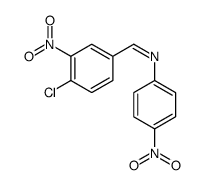 1-(4-chloro-3-nitrophenyl)-N-(4-nitrophenyl)methanimine Structure