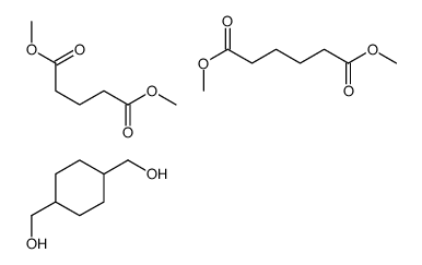 dimethyl hexanedioate,dimethyl pentanedioate,[4-(hydroxymethyl)cyclohexyl]methanol Structure