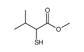 2-Mercapto-3-methyl-butyric acid methyl ester Structure