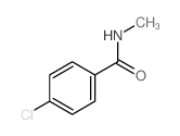4-chloro-N-methyl-benzamide Structure