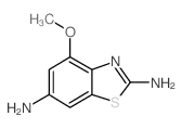 4-Benzothiazolol,2,6-diamino-(9CI)结构式