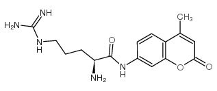 l-arg-7-amino-4-methylcoumarin结构式