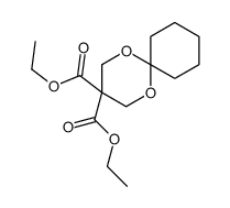 diethyl 1,5-dioxaspiro[5.5]undecane-3,3-dicarboxylate Structure