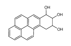 7,8,9,10-tetrahydrobenzo[a]pyrene-7,8,9-triol结构式