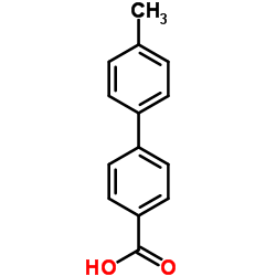 4'-Methyl-4-biphenylcarboxylic acid structure