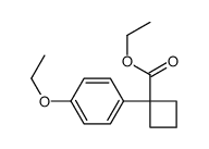 ethyl 1-(4-ethoxyphenyl)cyclobutane-1-carboxylate Structure