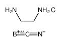 cyanoboron,ethane-1,2-diamine Structure