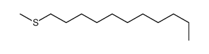 1-methylsulfanylundecane结构式
