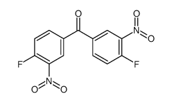 3,3’-二硝基-4,4’-二氟二苯甲酮结构式