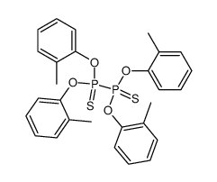 tetrakis(o-tolyloxy)diphosphine disulfide结构式