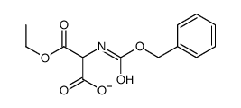 3-ethoxy-3-oxo-2-(phenylmethoxycarbonylamino)propanoate结构式