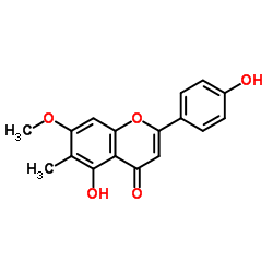 5-羟基-2-(4-羟基苯基)-7-甲氧基-6-甲基-4H-1-苯并吡喃-4-酮结构式