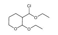 2-ethoxy-3-chloroethoxymethyltetrahydropyran结构式