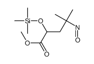 Methyl 4-methyl-4-nitroso-2-trimethylsiloxy-pentanoate结构式