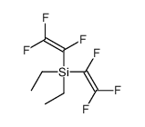 diethyl-bis(1,2,2-trifluoroethenyl)silane Structure