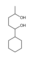 1-cyclohexylpentane-1,4-diol Structure