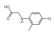 N-(4-chloro-2-methyl-phenyl)-glycine结构式