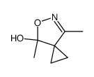 4,7-dimethyl-5-oxa-6-azaspiro[2.4]hept-6-en-4-ol结构式