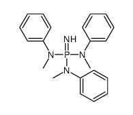N-bis(N-methylanilino)phosphinimyl-N-methylaniline Structure