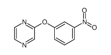 2-(3-nitrophenoxy)pyrazine结构式