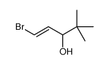 1-bromo-4,4-dimethylpent-1-en-3-ol结构式