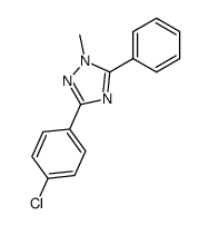 3-(4-chlorophenyl)-1-methyl-5-phenyl-1H-1,2,4-triazole Structure