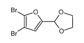 2-(4,5-dibromo-2-furanyl)-1,3-dioxolane Structure