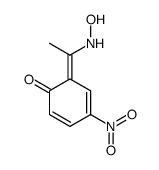 6-[1-(hydroxyamino)ethylidene]-4-nitrocyclohexa-2,4-dien-1-one Structure