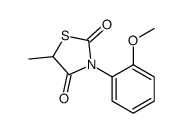 3-(2-methoxyphenyl)-5-methyl-1,3-thiazolidine-2,4-dione Structure