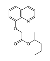 pentan-2-yl 2-quinolin-8-yloxyacetate Structure